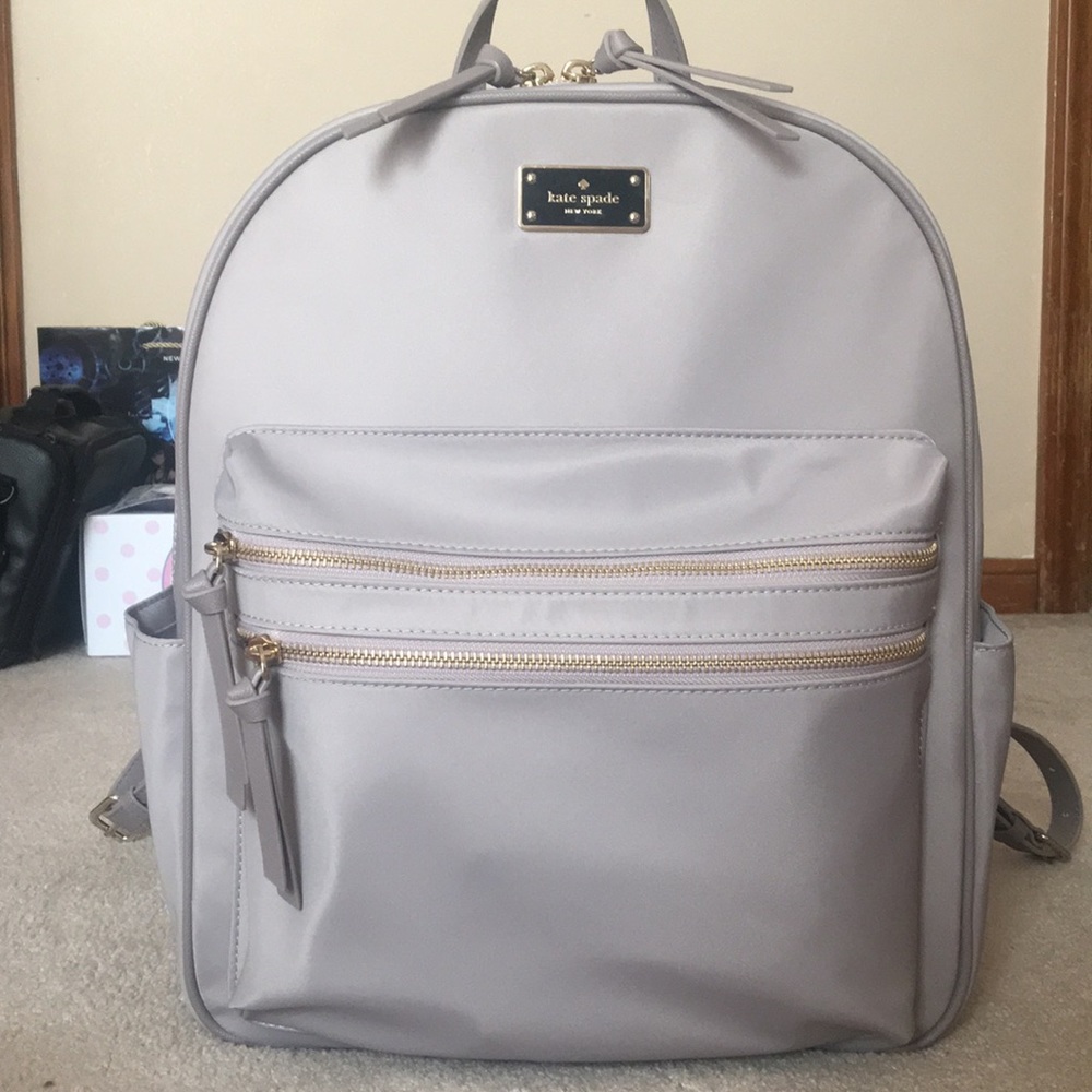 NWT Kate Spade Grey Bradley Wilson Road Backpack